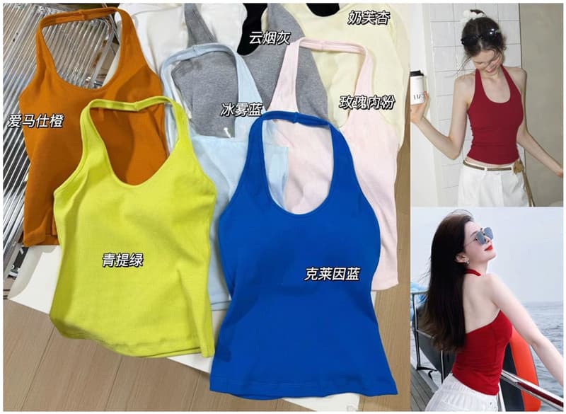 행침 목 슬립 맨위 여성 여름 외출용 2026 새로운 표지 대리인 우유 인사이드 가져 가라. 만나는 자이언트 잘 생긴 파란색 아름다움 뒤로 조끼 상세 이미지 42