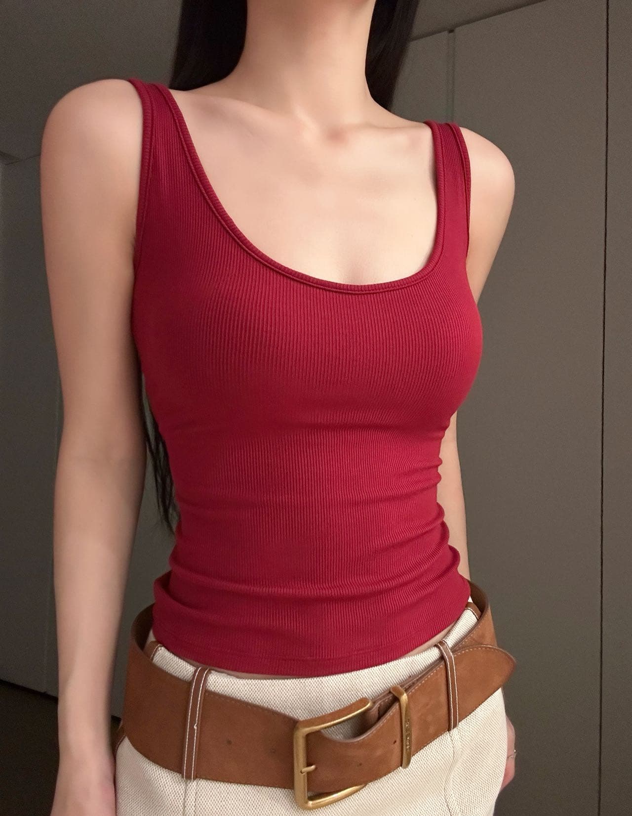 핫걸 u 칼라 대 백리스 섹시한 아름다움 뒤로 맞춤 특별 두꺼움 3cm 만화 탈착식 가슴 패드 표지 대리인 우유 만화 허리 상세 이미지 12