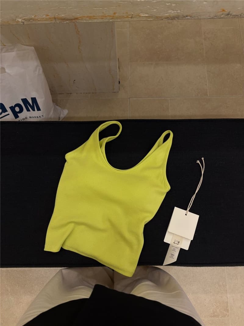 봄 여름 패션 단색 섹시함 대 u 칼라 조끼 말 카드 용 사탕 색상 시스템 라텍스 원피스 고정 컵 아름다움 뒤로 상세 이미지 20