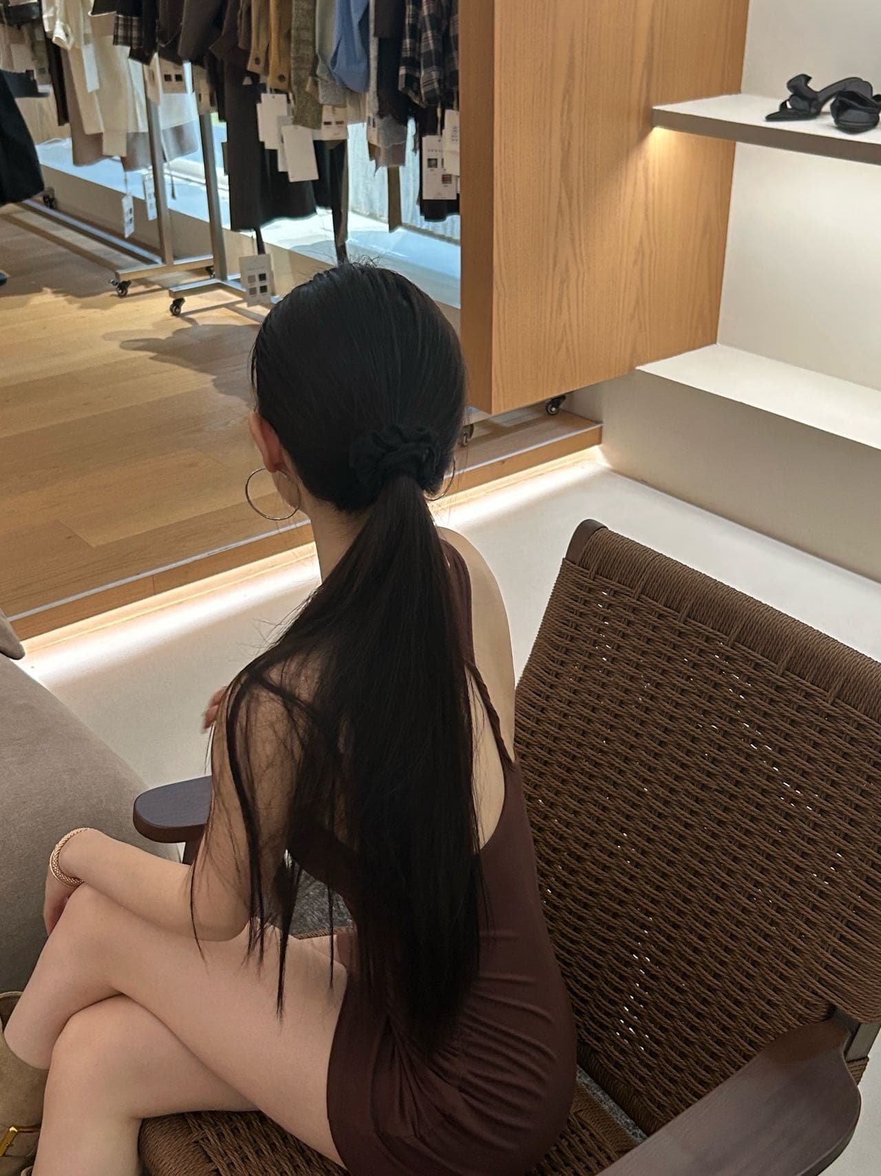 핫걸 매듭 아름다움 뒤로 드레스 두꺼운 2.5cm 가슴 패드 전체 부서 오른쪽 색상 세트 염색 가슴 패드 고정 하나 조끼 상세 이미지 6