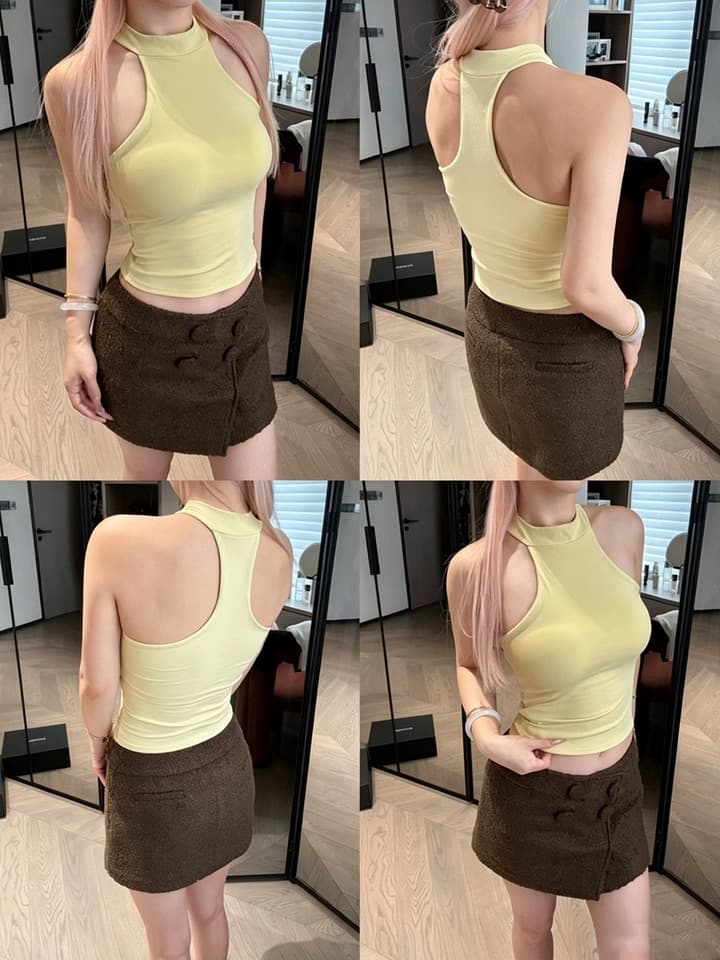 순수한 욕망 핫걸 발굴하다 어깨 태국 아름다운 작은 슬링 조끼 여성 여름 외출용 몸매 가꾸기 벨트 가슴 패드 민소매 요가 맨위 이미지 3