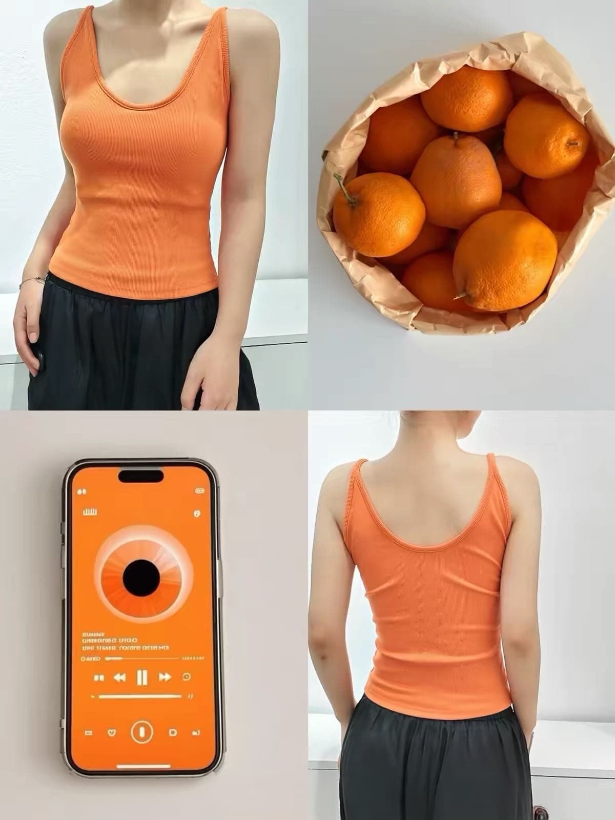 이른 가을 패션 단색 섹시함 대 u 칼라 조끼 레오파드 무늬 슬립 착용 가져 가라. 만금유 원피스 고정 컵 패드 상세 이미지 18