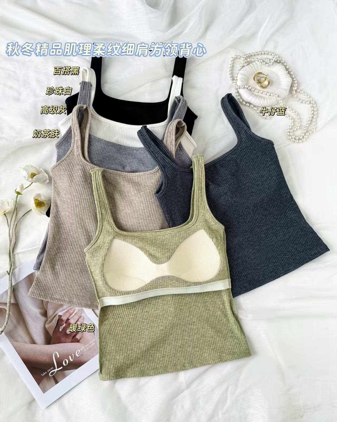 가을 겨울 부티크 질감 부드러운 곡물 좋은 어깨 광장 칼라 조끼 수 있습니다. 인사이드 가져 가라. 외출용 원피스 가슴 패드 아름다움 뒤로 슬립 상세 이미지 15