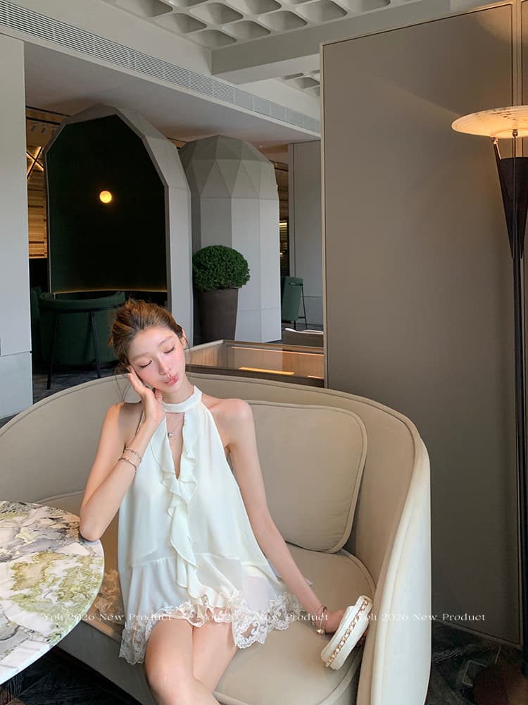 yoli 장 宥 이익 5 6 늦게 20 점 신제품 제한된 시간 할인 반 조리 달콤한 라스베리 라스베리 빨간색 쉬폰 블라우스 상세 이미지 26