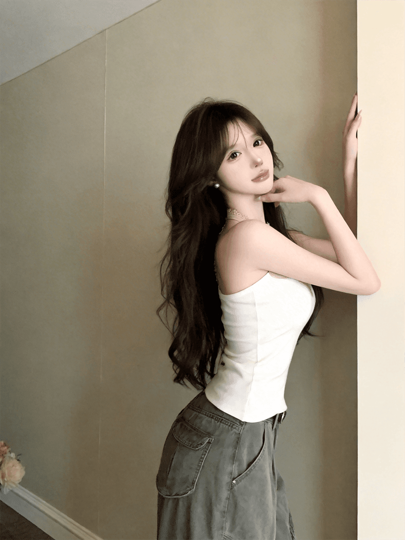 정가 실사 순수한 욕망 바람 섹시함 핫걸 행침 목 캐미솔 레이스 조각 만나는 맨위 상세 이미지 10