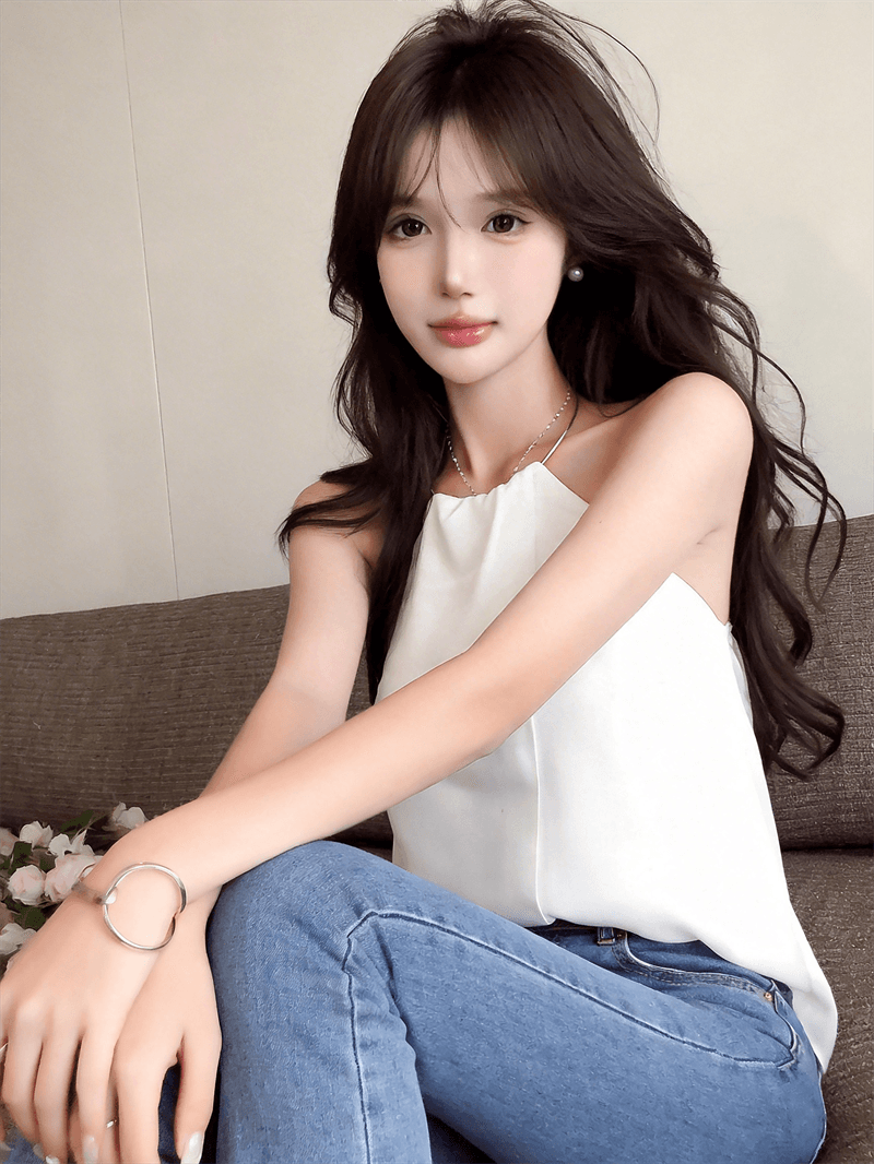 정가 실사 유럽과 미국 스타일 패션 품격 금속 칼라 행침 목 오프숄더 쉬폰 블라우스 루즈핏 디자인 센스 맨위 상세 이미지 14