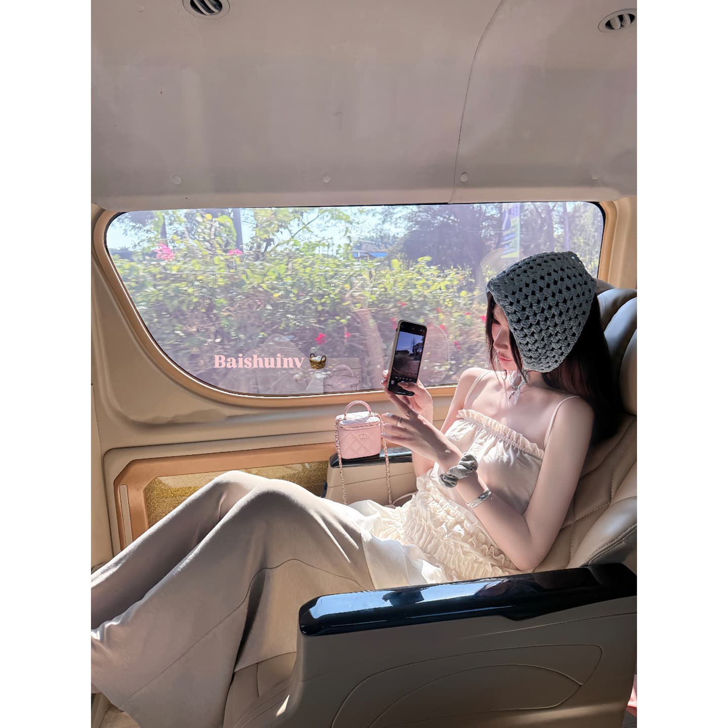 조기 봄 이슬 생각하기 같은 단락 3 차원 주름 프릴 슬립 드레스 부드러운 도루 센스 마이크로 a 여성 드레스 상세 이미지 2