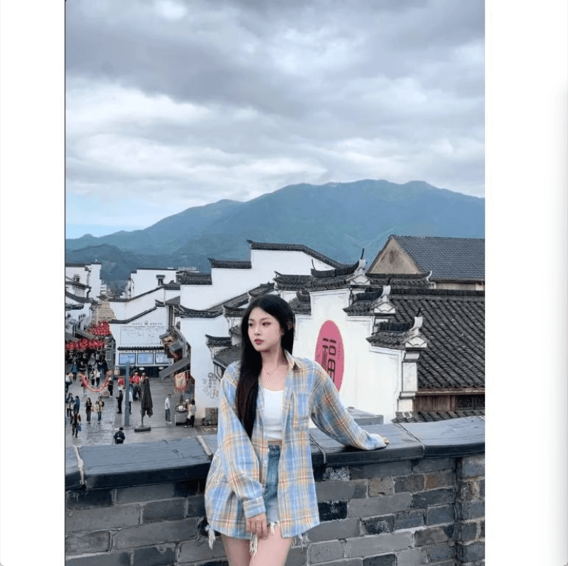 도파민 빛 럭셔리 고급 순면 체크무늬 여성 셔츠 인사이드 가져 가라. 스택 착용 루즈핏 캐주얼 슬림해 보이는 긴팔 셔츠 외출용 이미지 4
