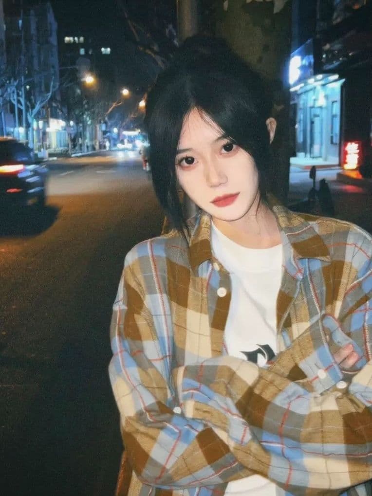 일본식 레트로 체크무늬 셔츠 외출용 여성 2026 새로운 홍콩 느낌 chic 루즈핏 캐주얼 커플 섹션 셔츠 상세 이미지 6