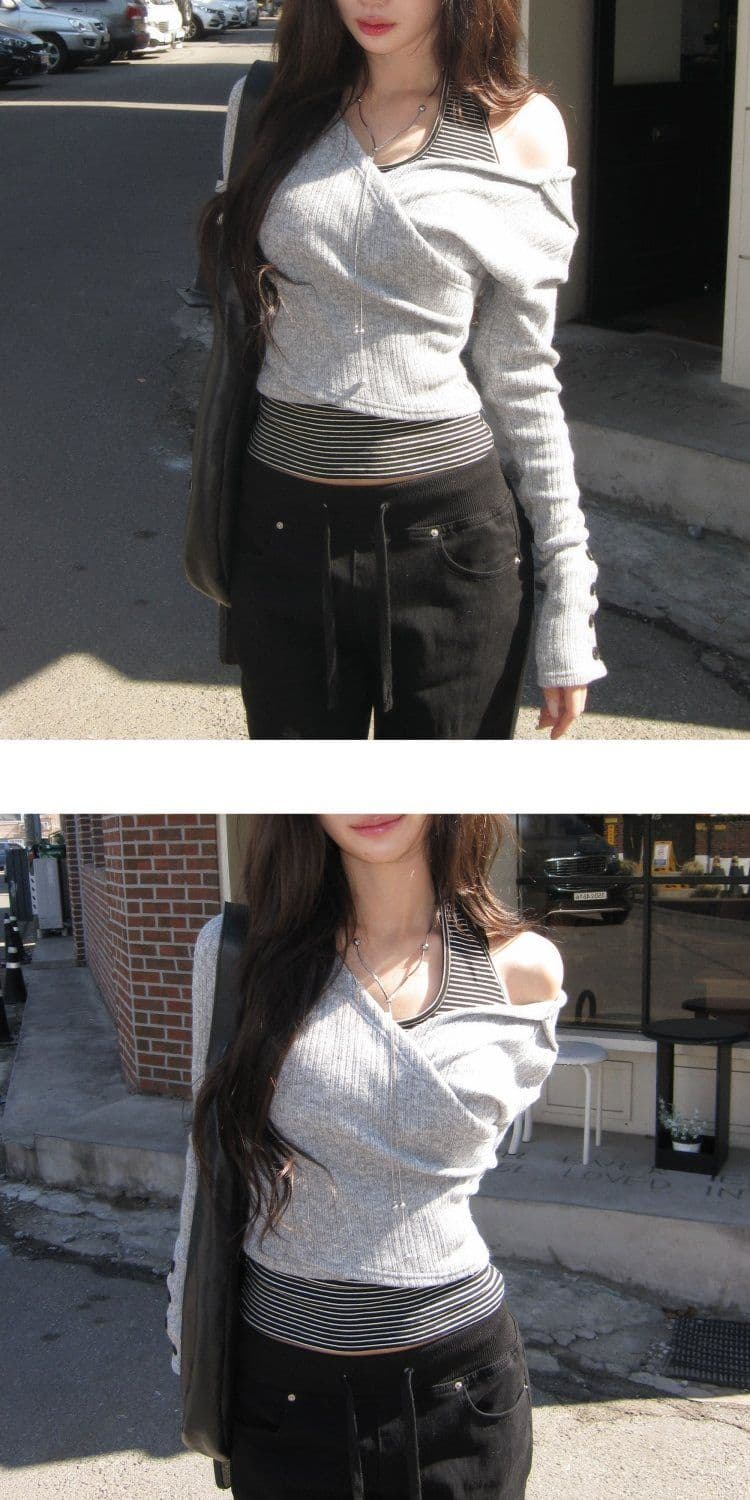 달콤함 소녀 한 스타일 일상 다용도 펌프 로프 부츠컷 캐주얼 바지 상세 이미지 14