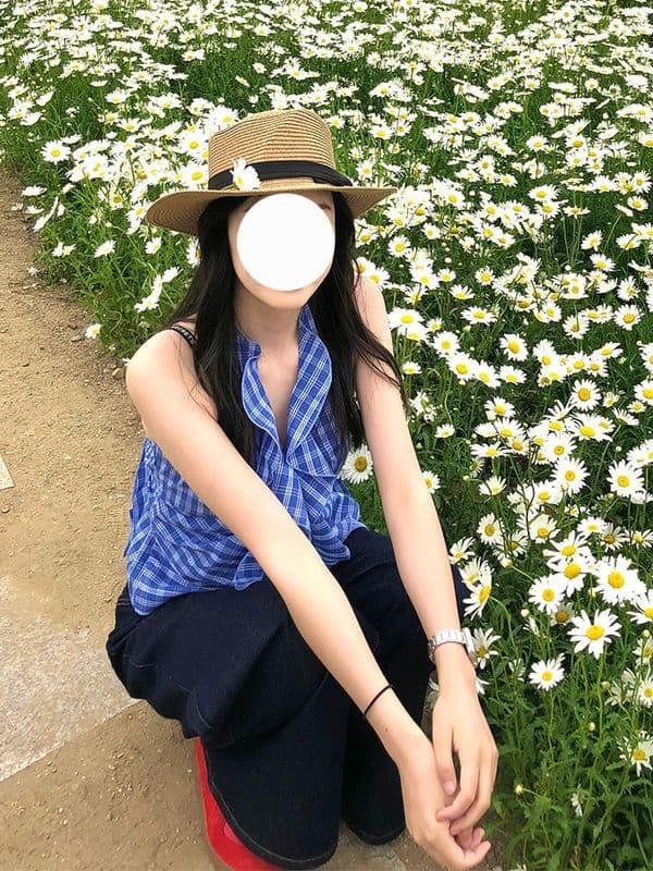 미니멀리즘 레트로 진한 파란색 하이웨이스트 넓은 다리 청바지 여성 여름 새로운 달콤한 자매 루즈핏 슬림해 보이는 바닥 청소 롱 바지 상세 이미지 6