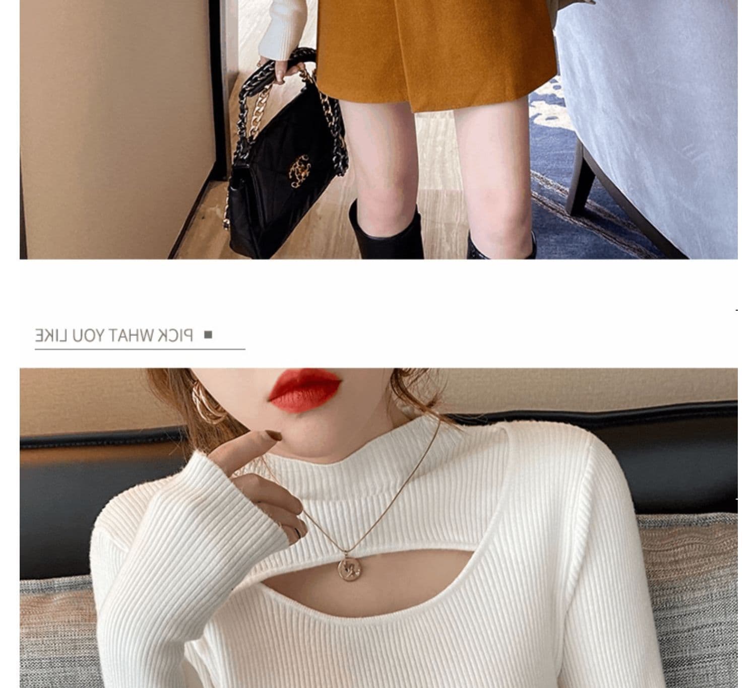 얇은 스타일 패키지 코어 실 반하이넥 스웨터 여자 가을 겨울철 새로운 작은 대중 외국 가스 두꺼운 바람막이 인사이드 가져 가라. 기본 셔츠 상세 이미지 8
