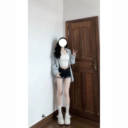 한 부서 품격 블루 화이트 스트라이프 셔츠 여자 외출용 조기 가을 새로운 루즈핏 다용도 자외선 차단 셔츠 여성 코트 상세 이미지 3