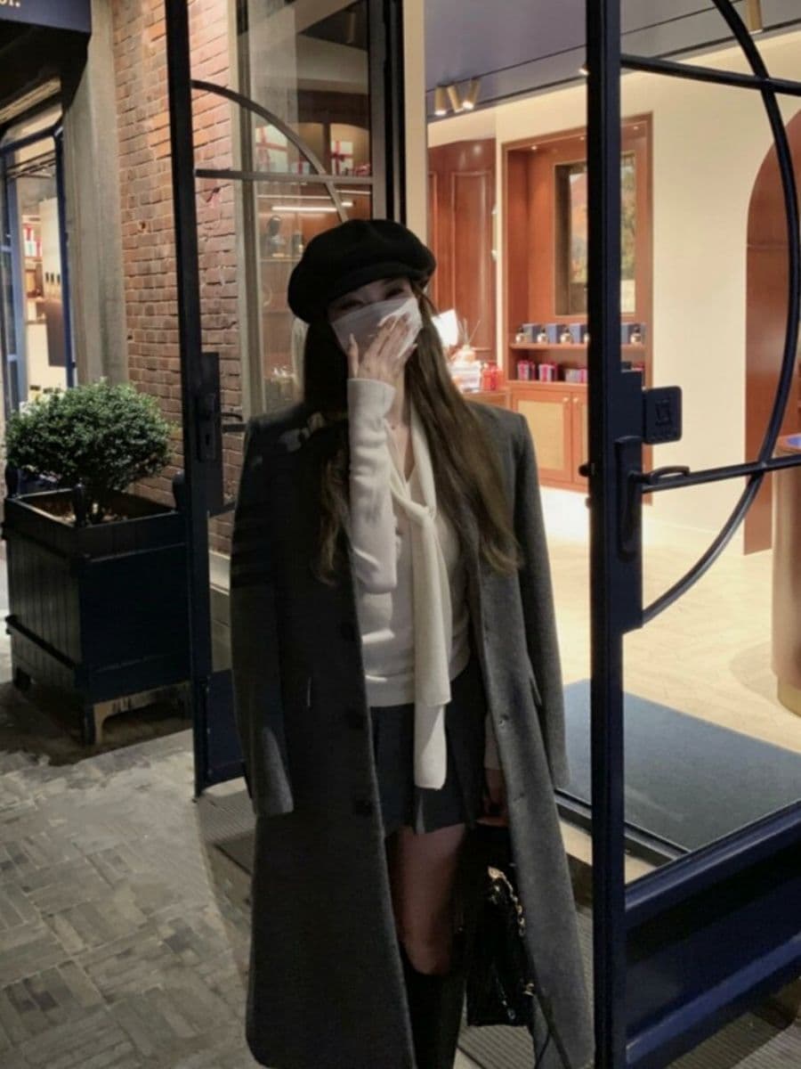 프랑스식 품격 리본 V넥 양모 니트 스웨터 여성 가을 겨울철 핫걸 몸매 가꾸기 인사이드 잡아라. 의류 이미지 3