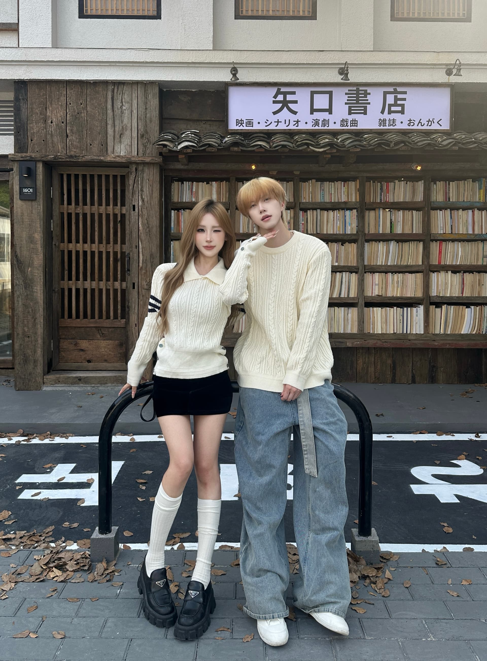 실사 커플룩 가을 겨울 의류 두꺼운 스웨터 풀오버 여성 니트 스웨터 남자 있음 선적 상세 이미지 4