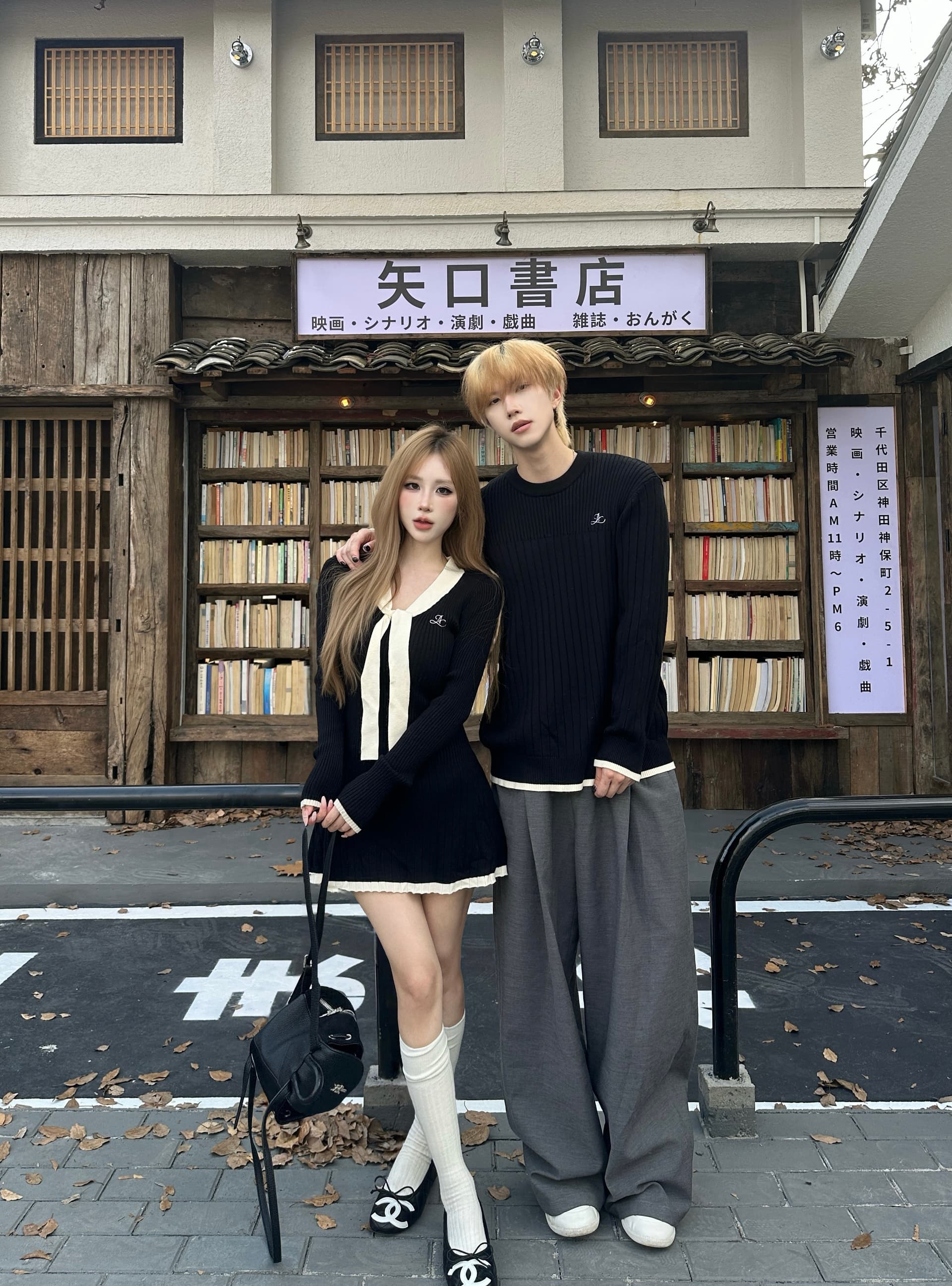 실사 커플룩 가을 겨울 의류 두꺼운 스웨터 남자 풀오버 여성 니트 스웨터 치마 하나 치마 하나 의류 있음 선적 상세 이미지 2