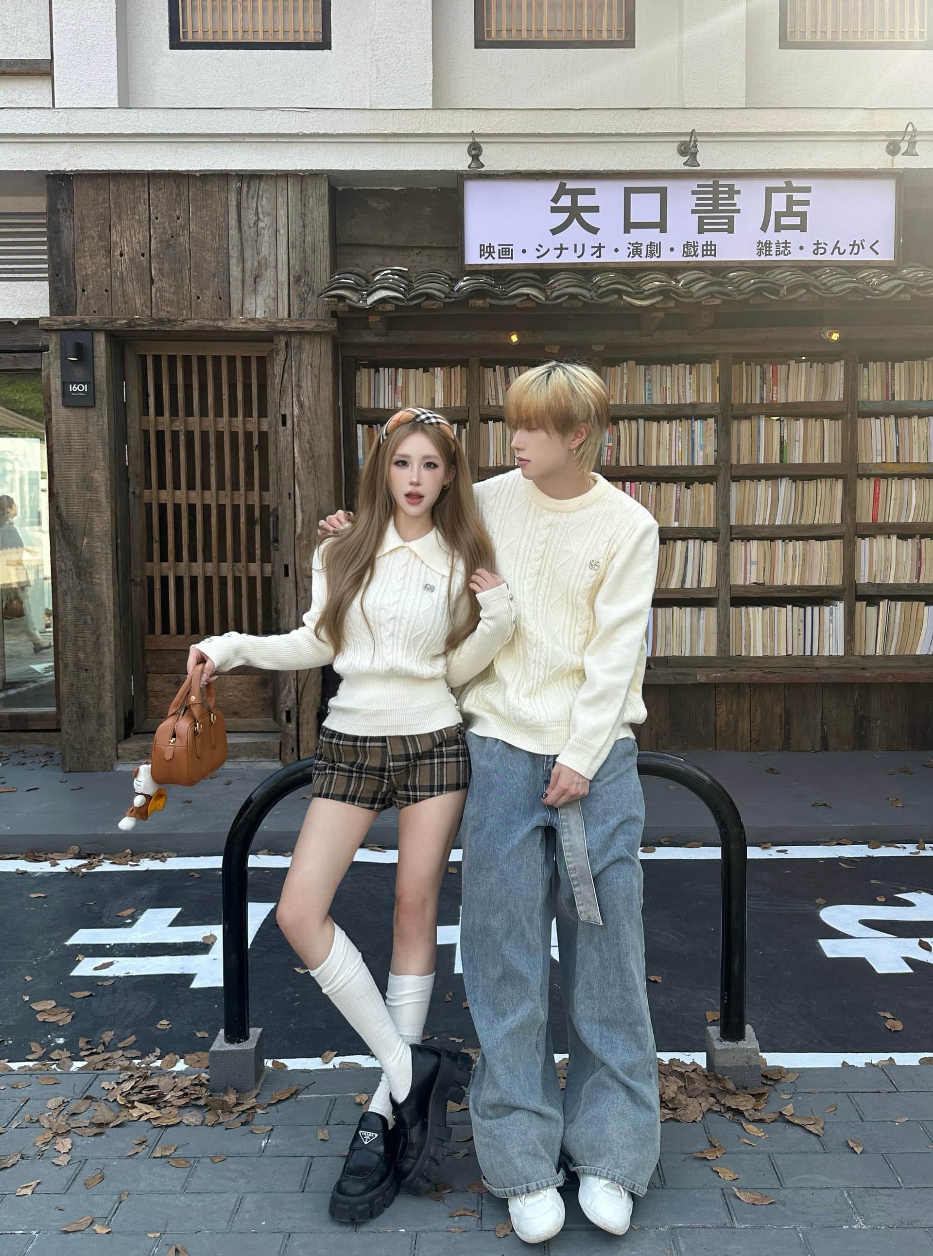 실사 커플룩 가을 겨울 의류 두꺼운 스웨터 풀오버 여성 니트 스웨터 남자 있음 선적 상세 이미지 2