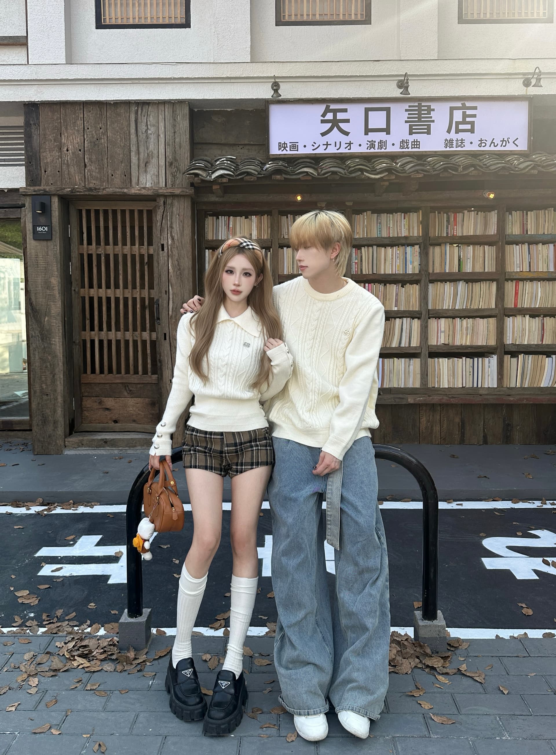 실사 커플룩 가을 겨울 의류 두꺼운 스웨터 풀오버 여성 니트 스웨터 남자 있음 선적 상세 이미지 4