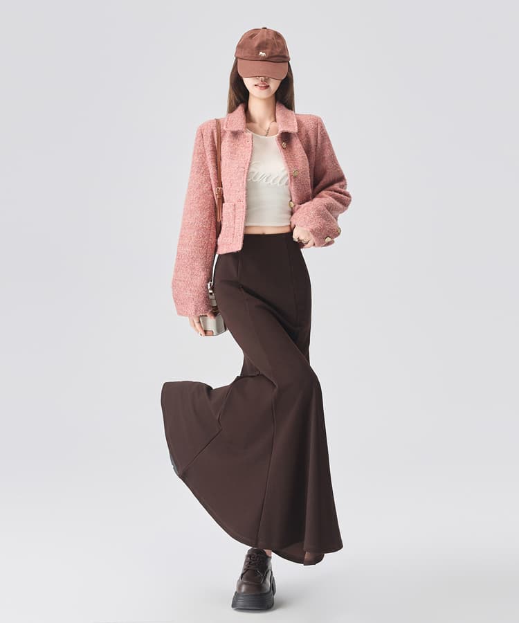 실사 인어 꼬리 반신 스커트 2026 새로운 가을 검정색 치마 여성 품격 도루 가을 센스 충분히 좋다. 발목 타이트 스커트 롱 스커트 상세 이미지 28
