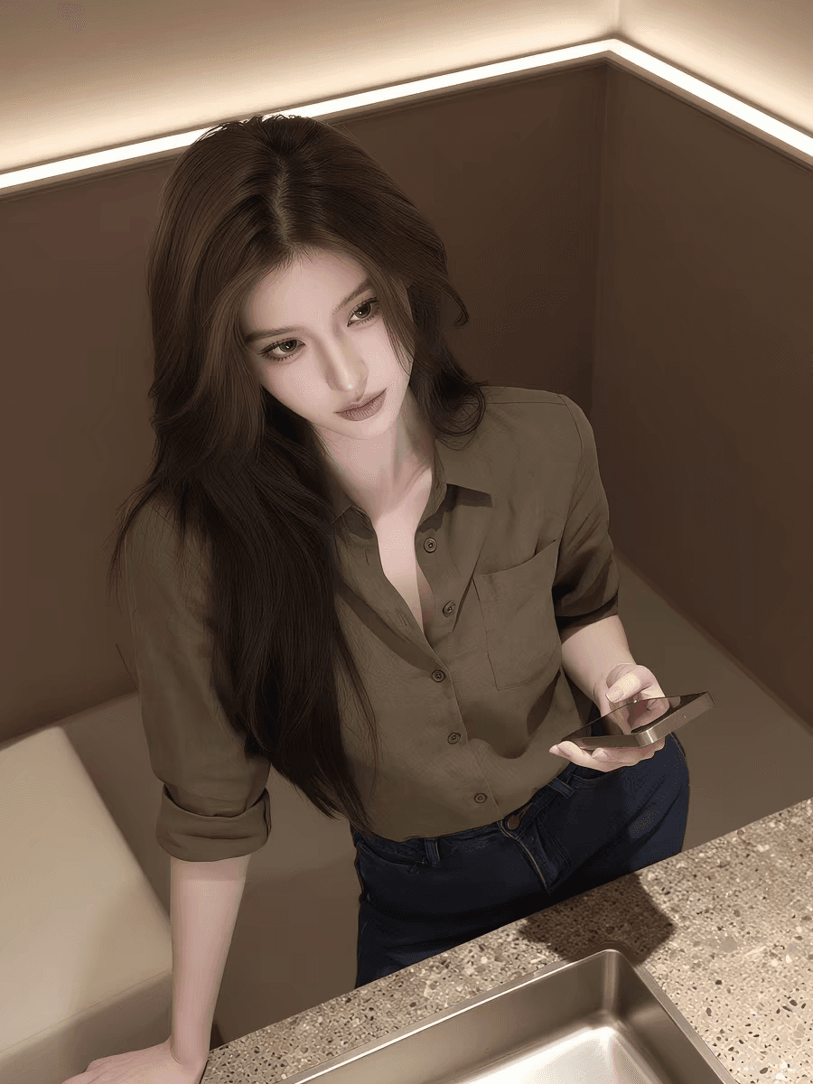 레트로 스타일 디자인 센스 긴팔 여성 셔츠 폴로 칼라 오픈 가디건 품격 맨위 녹색 출퇴근 바람 2026 새로운 상세 이미지 2
