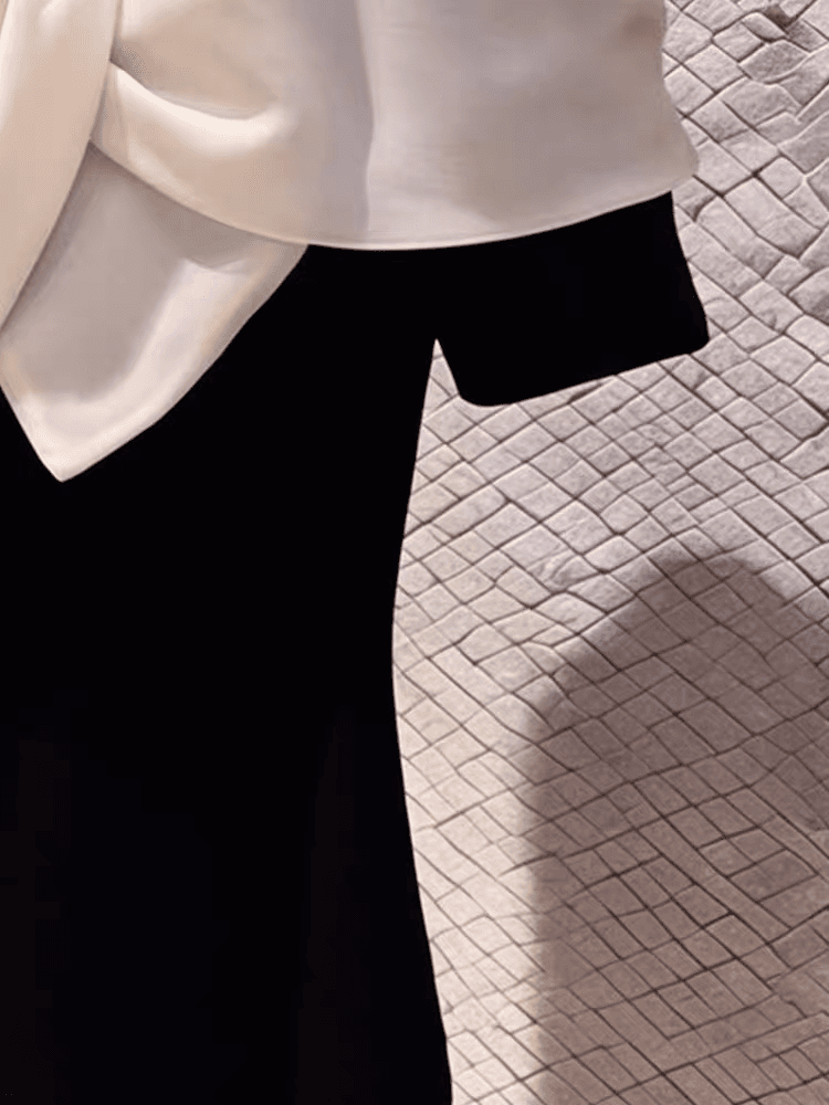 여름 달콤한 핫걸 디자인 센스 흑인과 백인 배색 오프숄더 티셔츠 여성 다용도 Chic 품격 패치워크 맨위 상세 이미지 6