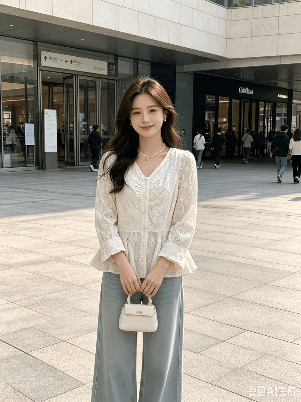 프랑스식 V넥 긴팔 여성 2026 가을 새로운 홀로우 아웃 디자인 센스 허리 수축 불규칙 셔츠 쇼트 스타일 맨위 상세 이미지 4