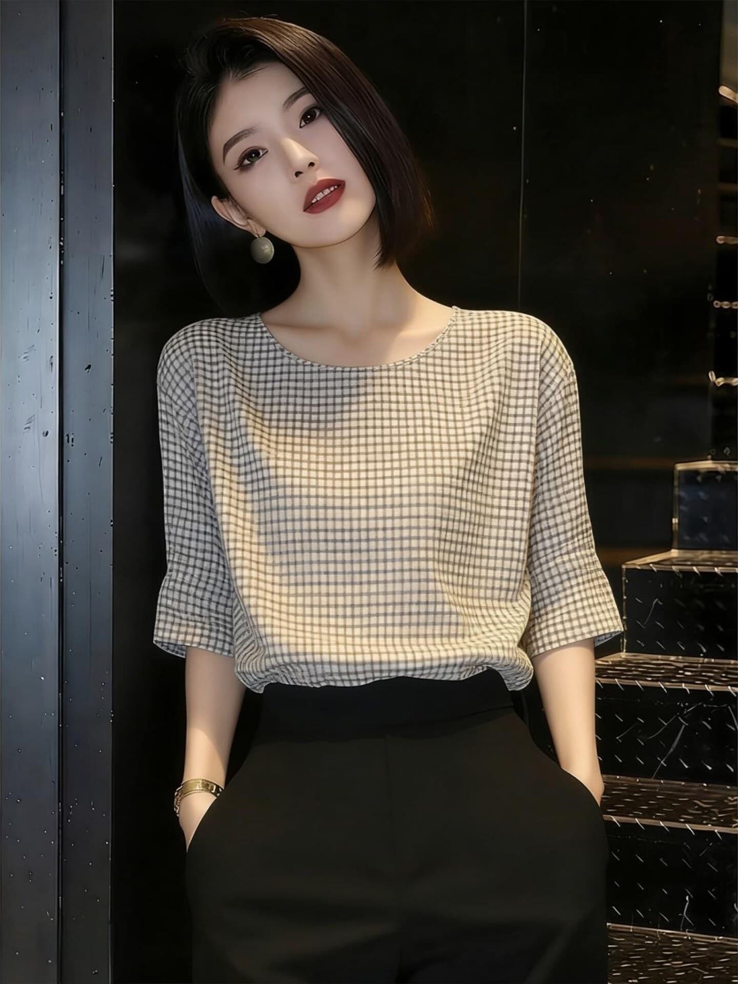 캐주얼 부드러운 세련된 출퇴근 다용도 패션 디자인 유럽 상품 2026 년 여름 새로운 맨위 여성 상세 이미지 4
