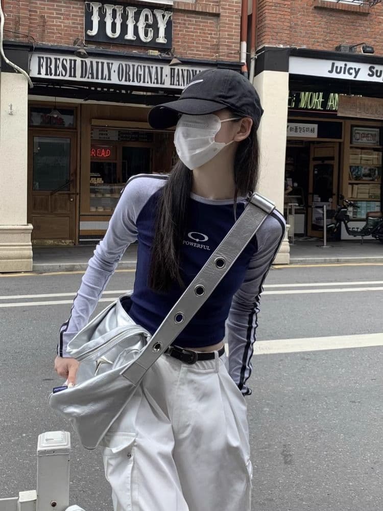 40 1 1 리브 면 가을 2026 년 새로운 몸매 가꾸기 다용도 쇼트 스타일 긴팔 티셔츠 기본 셔츠 맨위 이미지 3