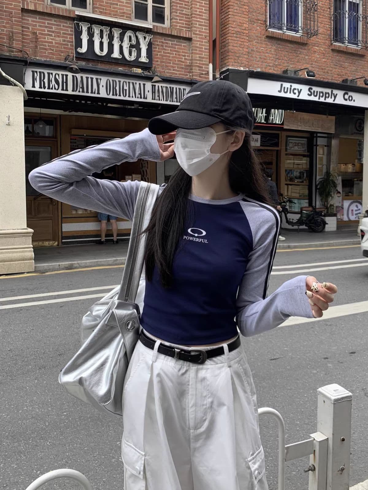 40 1 1 리브 면 가을 2026 년 새로운 몸매 가꾸기 다용도 쇼트 스타일 긴팔 티셔츠 기본 셔츠 맨위 상세 이미지 6