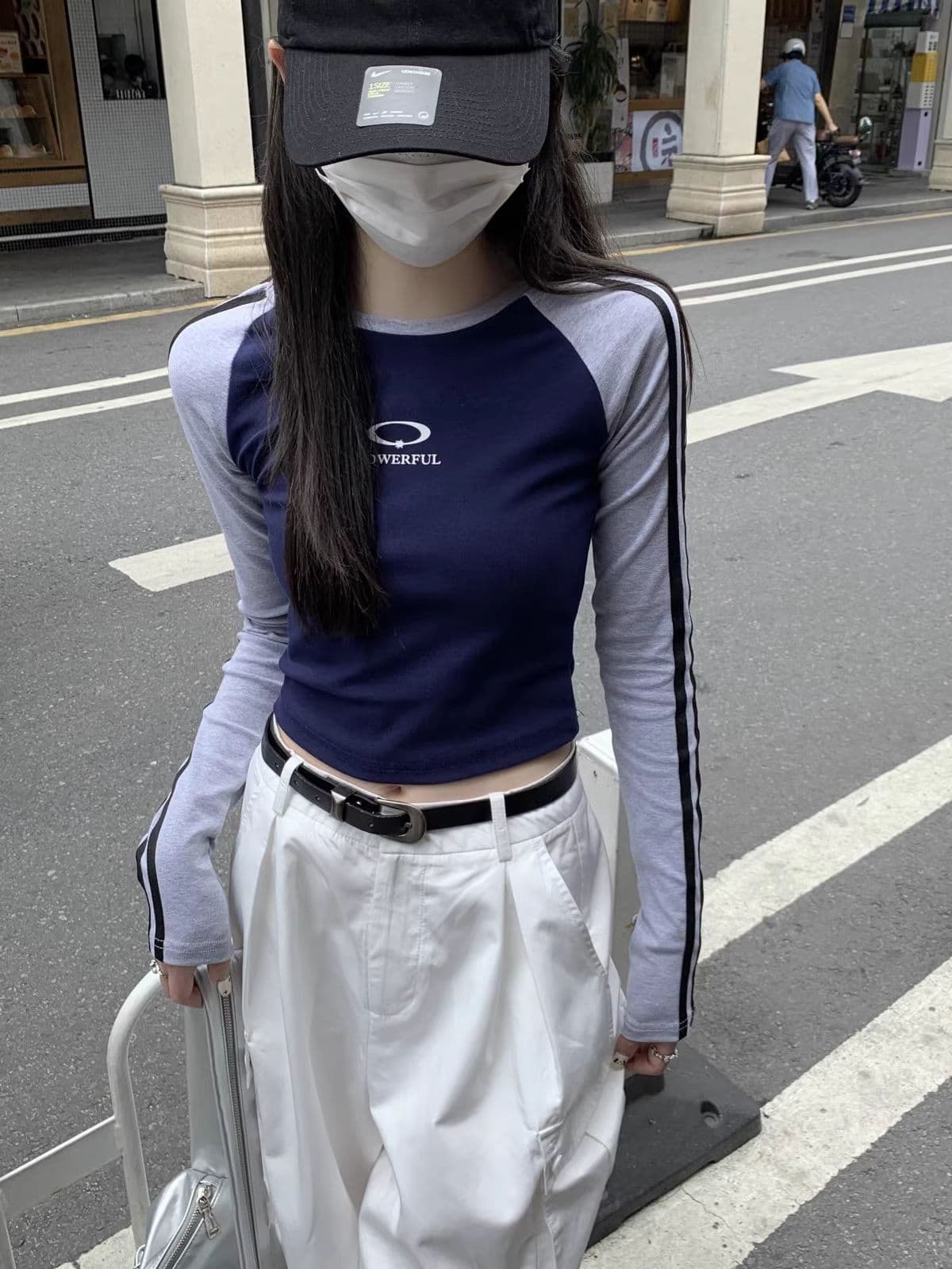 40 1 1 리브 면 가을 2026 년 새로운 몸매 가꾸기 다용도 쇼트 스타일 긴팔 티셔츠 기본 셔츠 맨위 상세 이미지 15