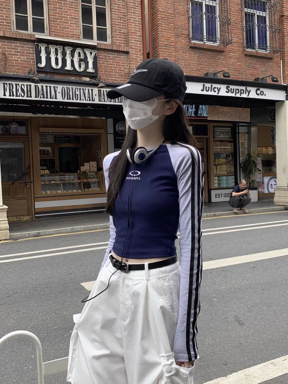 40 1 1 리브 면 가을 2026 년 새로운 몸매 가꾸기 다용도 쇼트 스타일 긴팔 티셔츠 기본 셔츠 맨위 상세 이미지 19