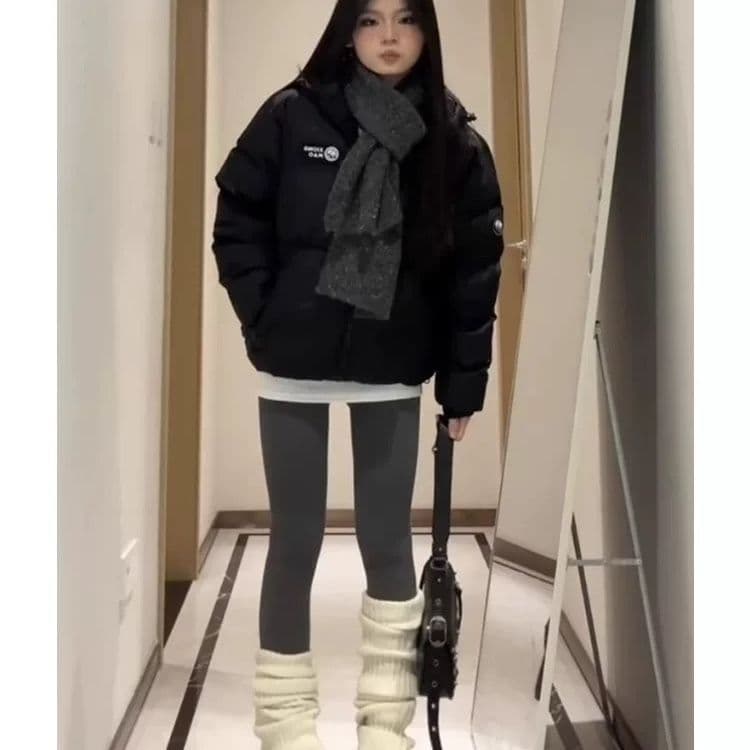 있음 선적 원본 대외 무역 한국 스타일 새로운 De 플러시 중간 길이 긴팔 티셔츠 여성 몸매 가꾸기 상세 이미지 5