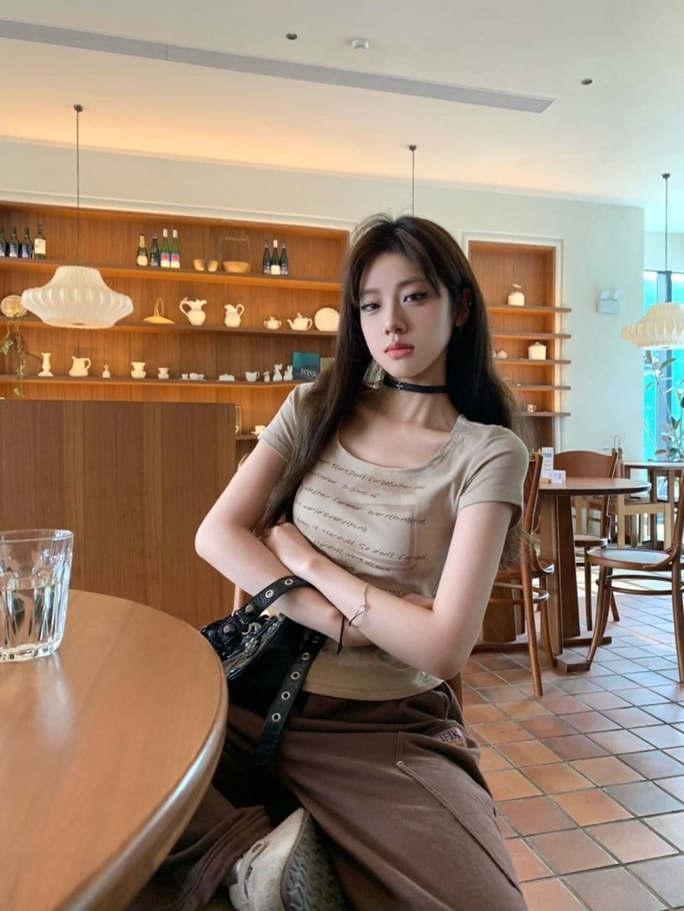 있음 선적 와 사고 방식 아메리칸 레트로 u 칼라 반팔 티셔츠 여름 핫걸 몸매 가꾸기 슬림해 보이는 디자인 센스 맨위 상세 이미지 10