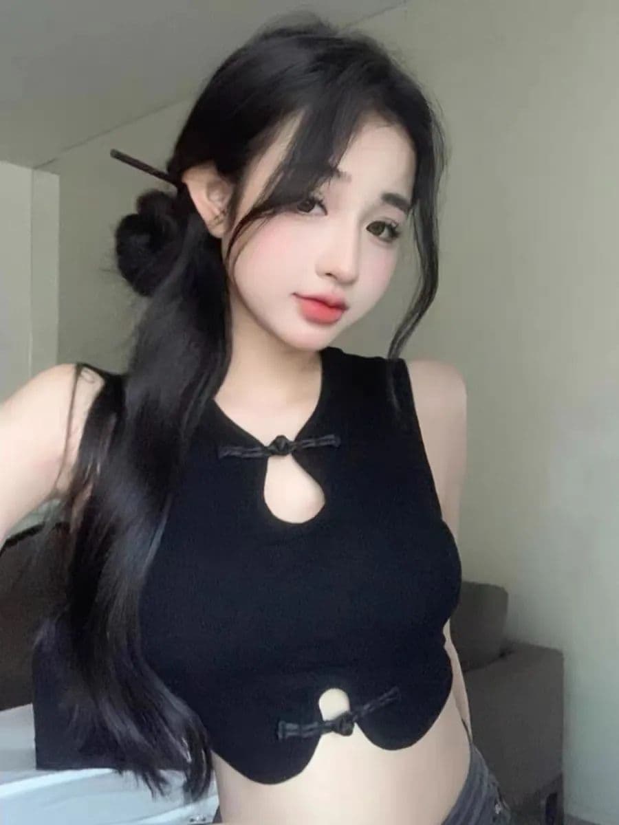 있음 선적 새로운 중식 맨위 슬립 작은 조끼 여성 여름 핫걸 홀로우 아웃 쇼트 스타일 섹시함 인사이드 가져 가라. 이슬 허리 상세 이미지 12