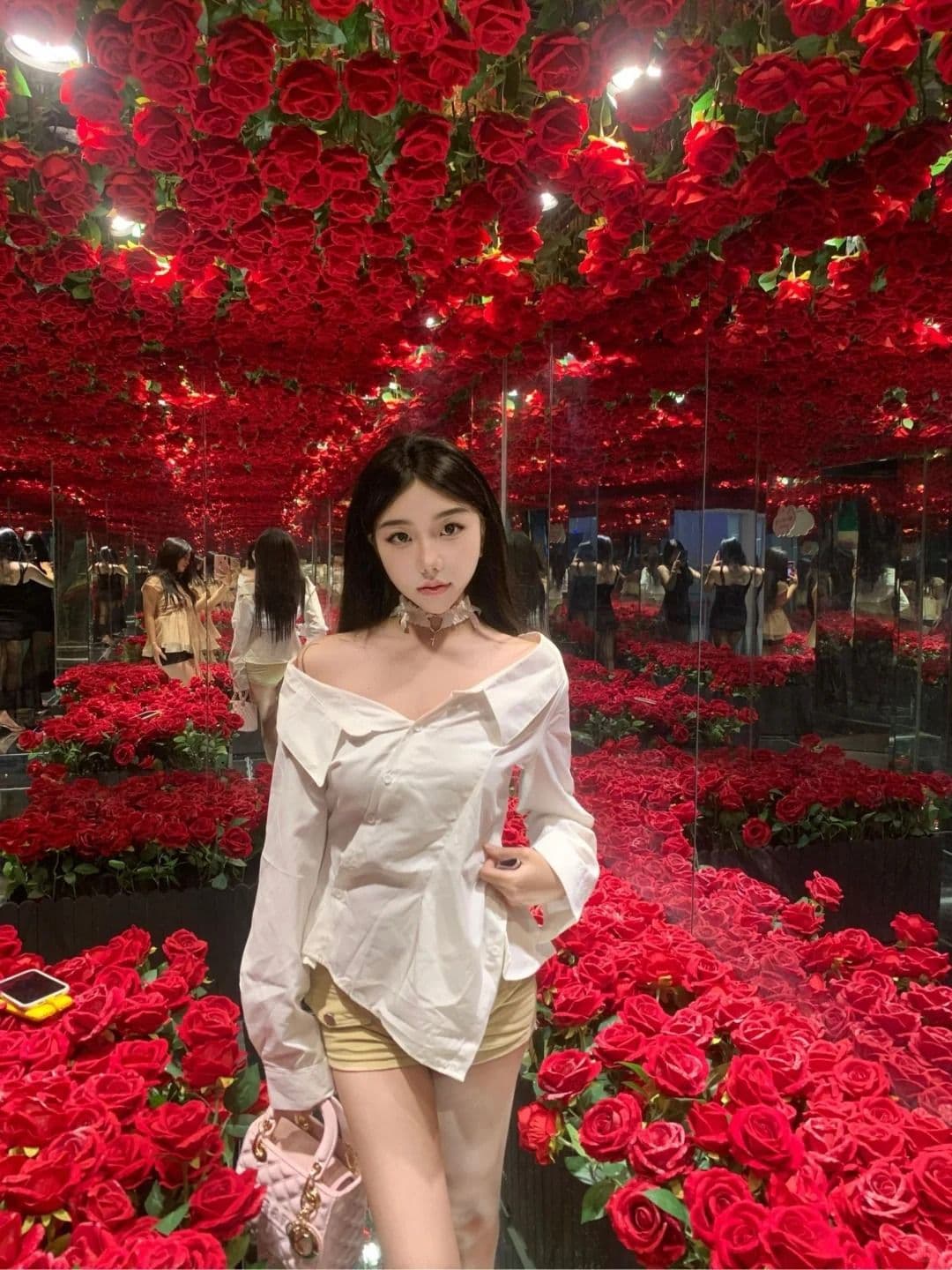 있음 선적 원본 품질 가을 새로운 한 부서 한 단어 오프숄더 긴팔 자외선 차단 셔츠 몸매 가꾸기 맨위 상세 이미지 4