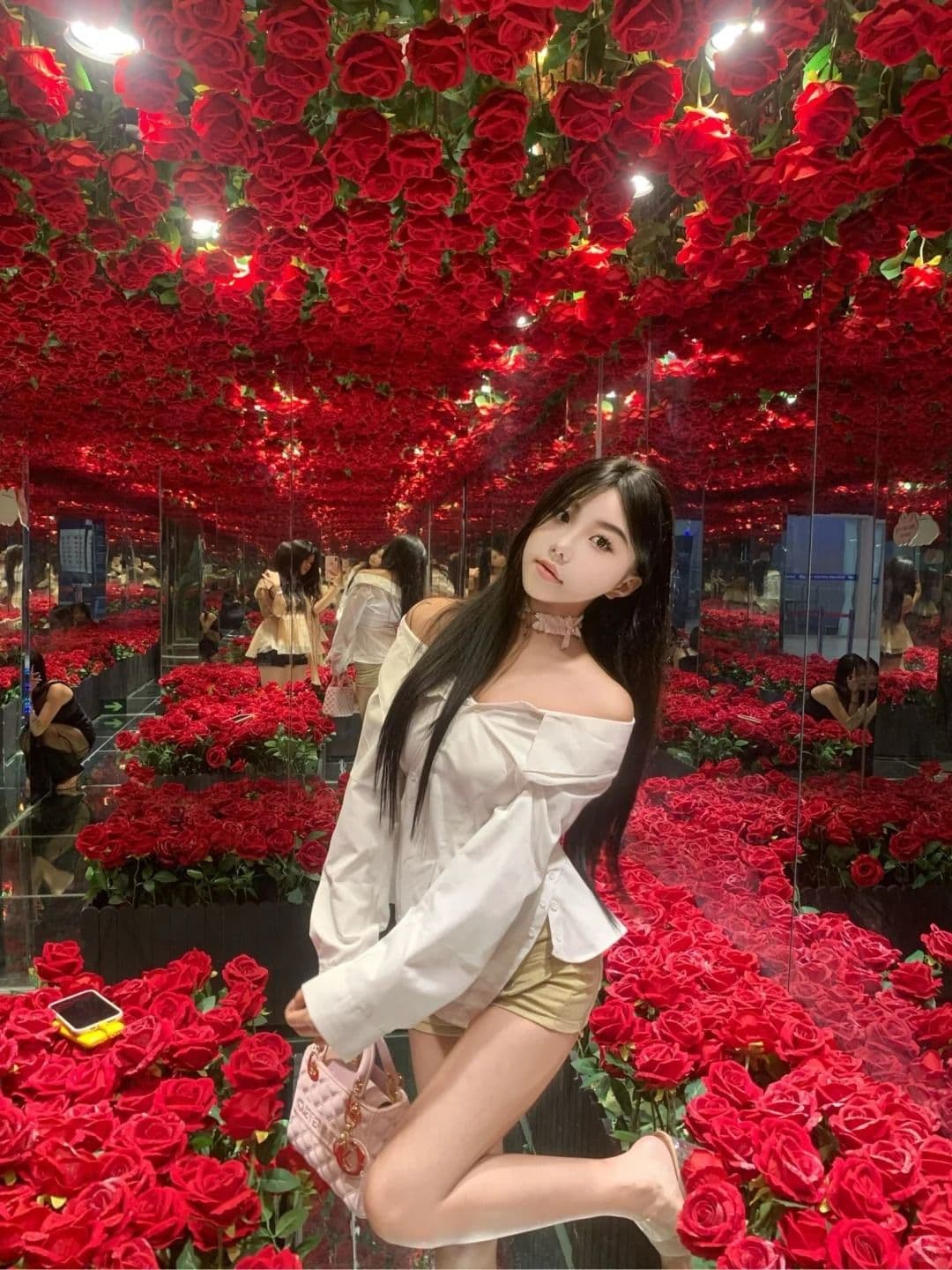 있음 선적 원본 품질 가을 새로운 한 부서 한 단어 오프숄더 긴팔 자외선 차단 셔츠 몸매 가꾸기 맨위 상세 이미지 5