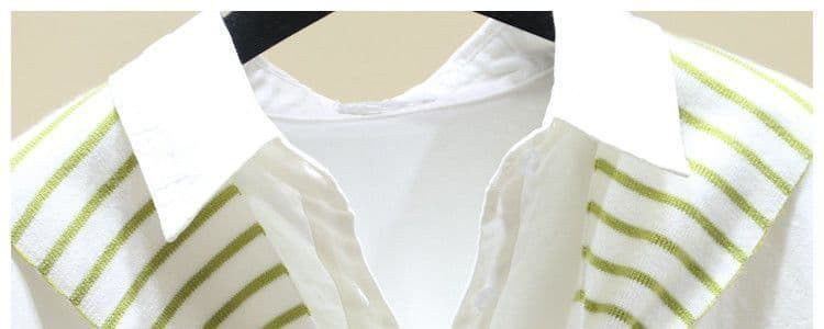 있음 선적 긴팔 여성 셔츠 가을 새로운 한국 스타일 루즈핏 외국 가스 캐주얼 셔츠 맨위 재킷 자외선 차단 여성 상세 이미지 28