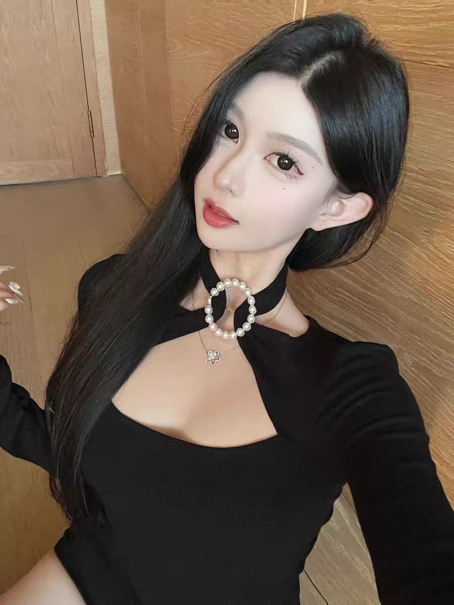 2026 새로운 핫걸 몸매 가꾸기 티셔츠 달콤함 가을 의상 싱글 조각 기본 셔츠 상세 이미지 12