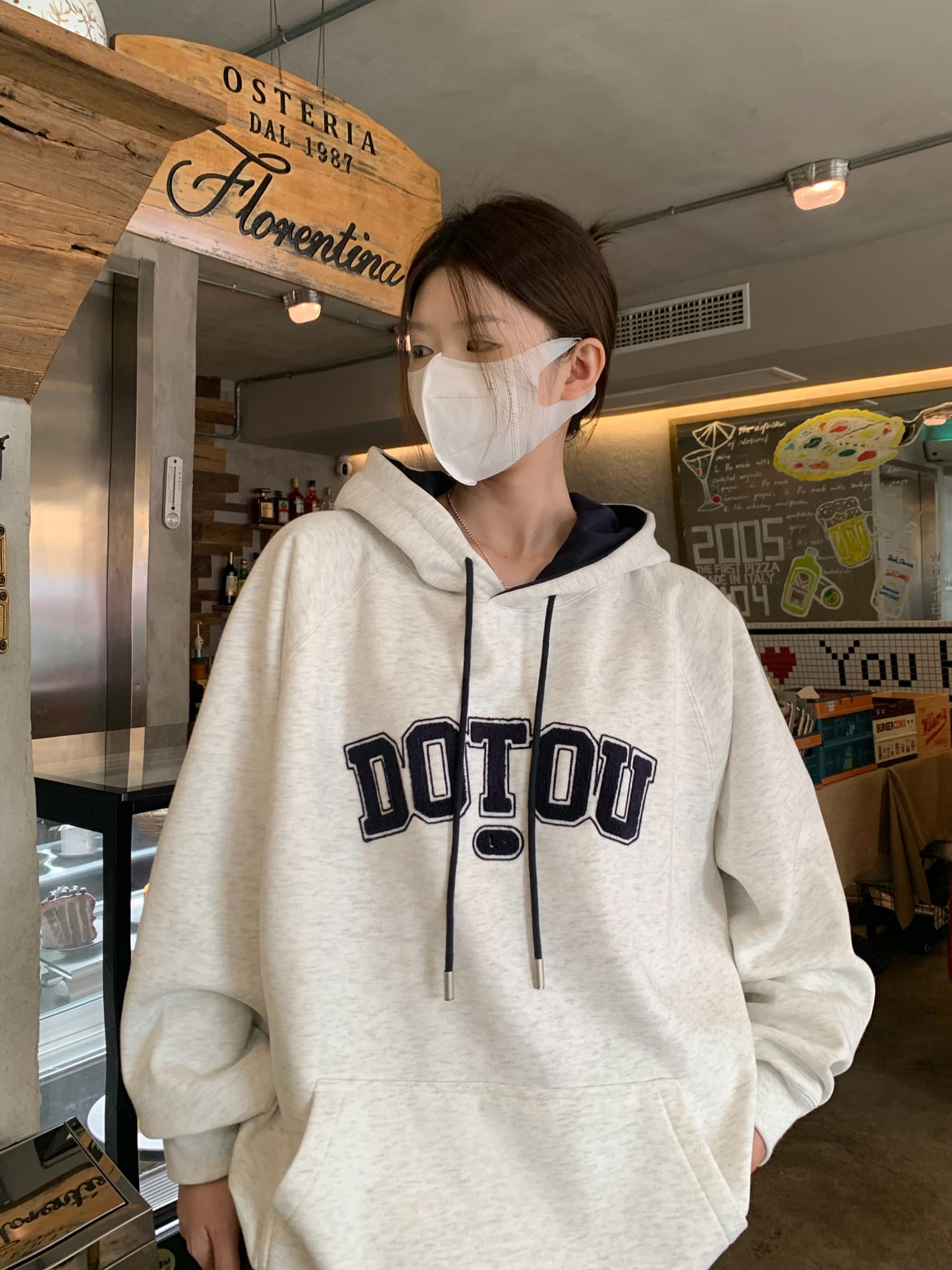 얇은 스타일 털이 있는 한국 스타일 하라주쿠 bf 풀오버 후드 티 스웨터 여자 학생 소금 부서 루즈핏 맨위 가을 겨울철 재킷