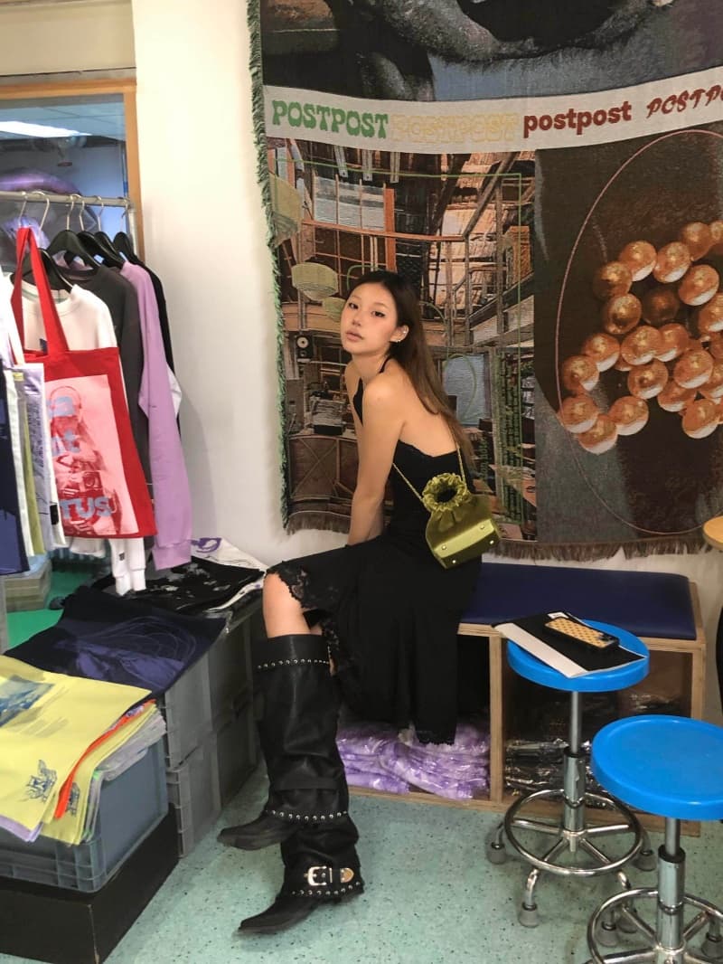 흔들다 아메리칸 레트로 품격 다용도 반신 스커트 봄 여름 신제품 레이스 조각 불규칙 인어 꼬리 물결무늬 중간 스커트 상세 이미지 6
