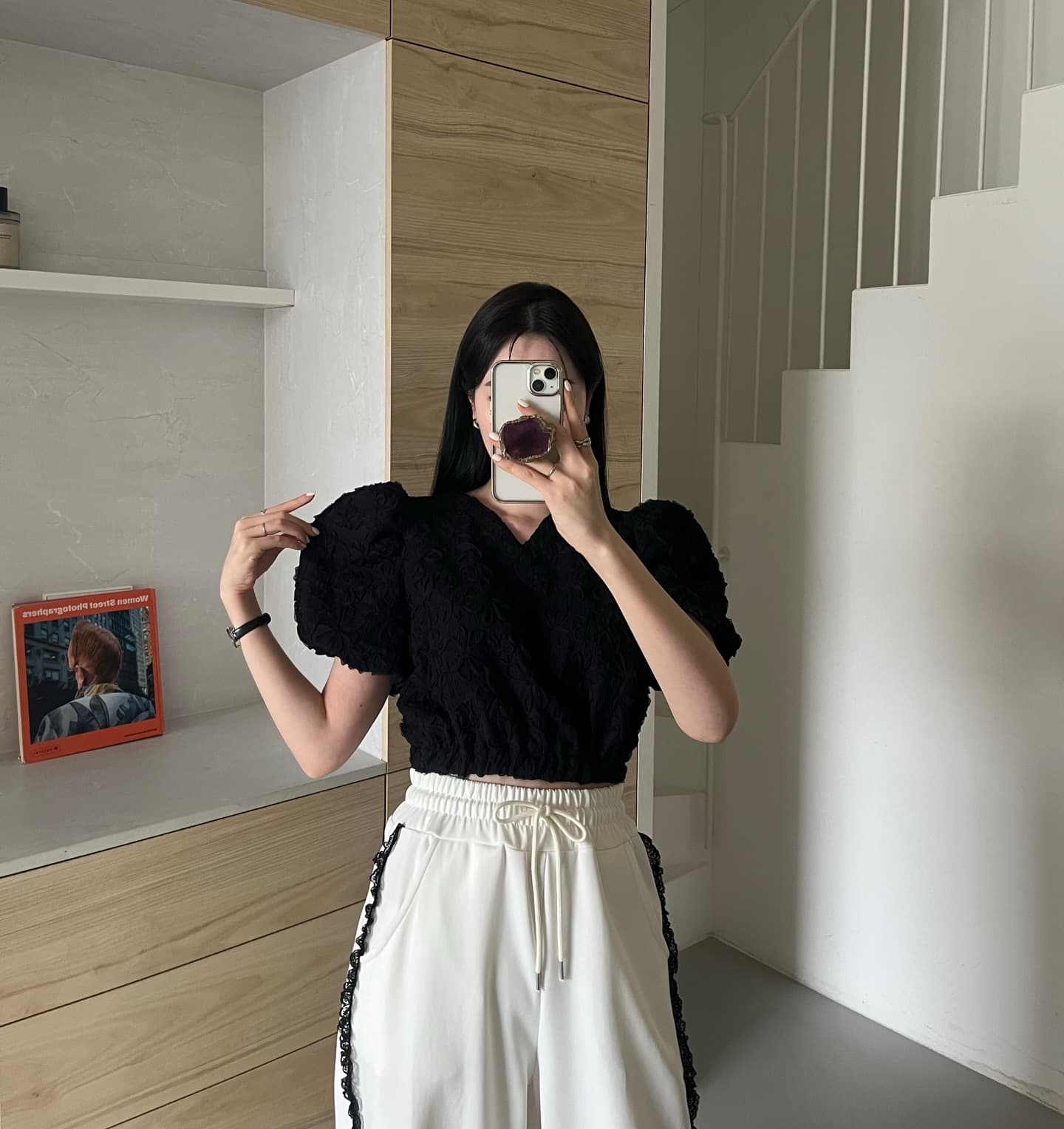 있음 선적 다용도 V넥 작은 대중 패션 맨위 반팔 셔츠 이미지 2