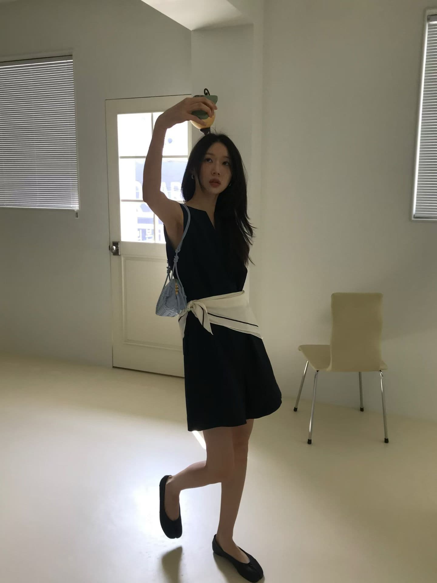 있음 선적 다용도 V넥 패션 올인원 바지 캐주얼 바지 상세 이미지 5