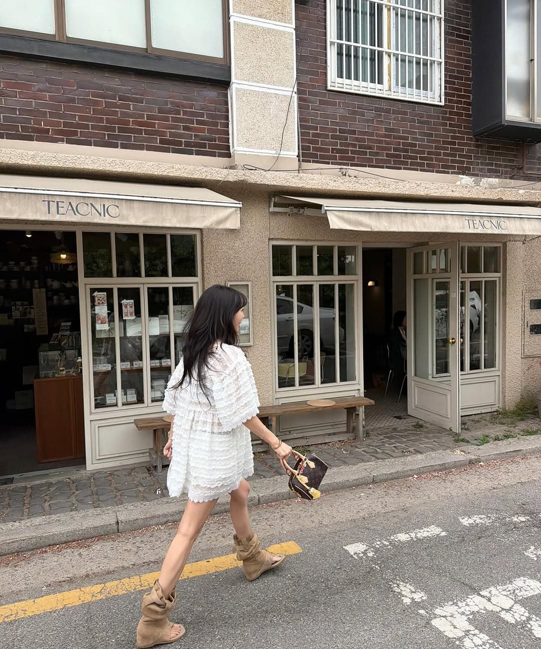 무거운 작업 쉬폰 레이스 레이스 반팔 맨위 색상 추가 상세 이미지 32