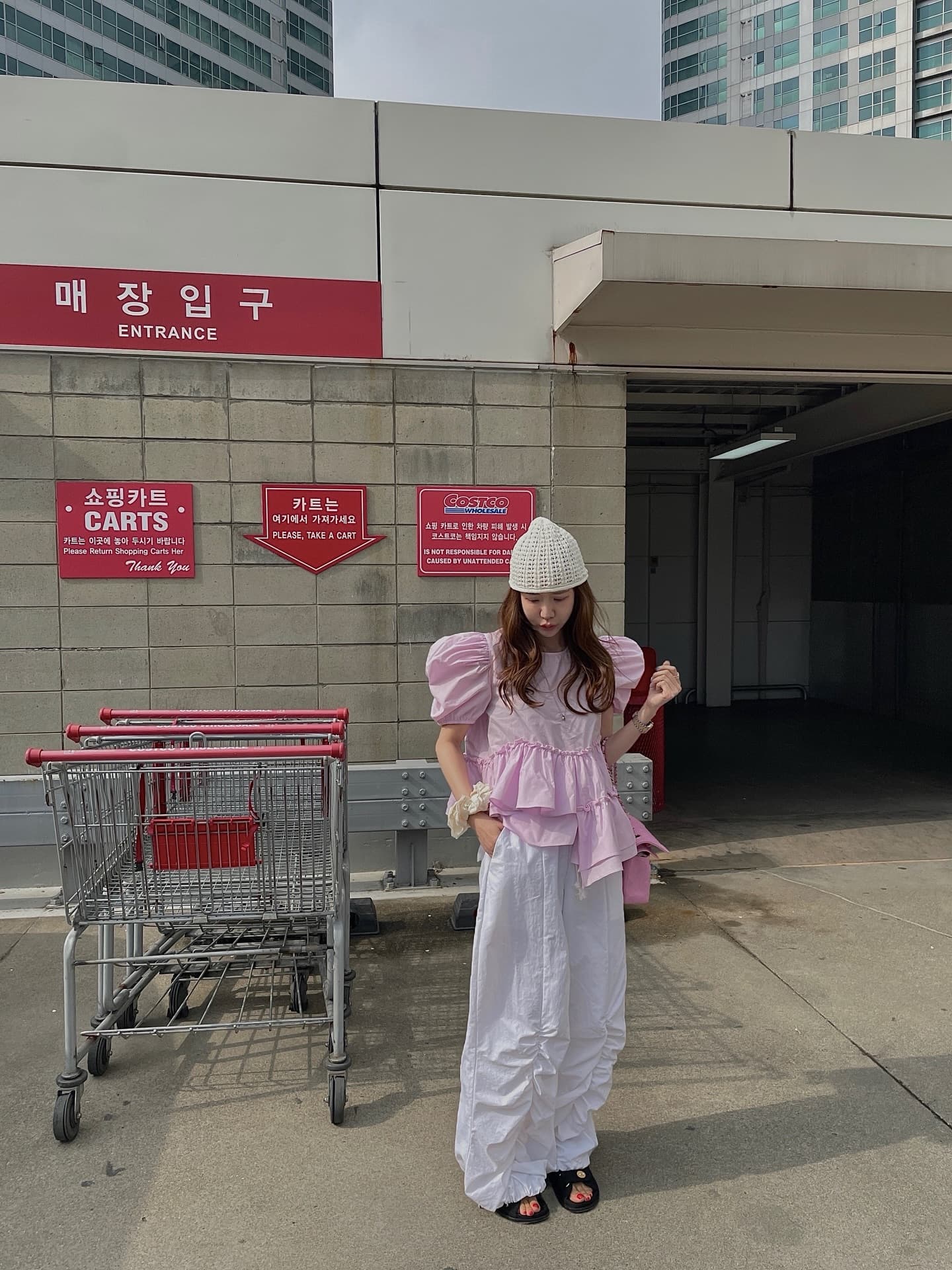 chic 다용도 작은 대중 불규칙 패션 셔츠 상세 이미지 11
