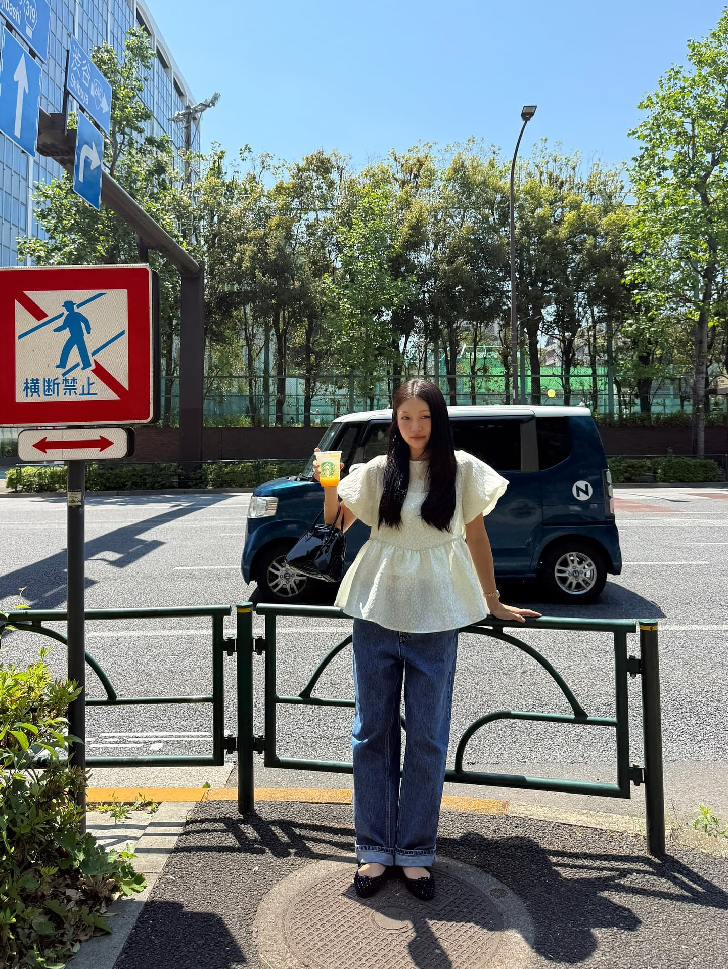연령 감소 자카드 거품 소매 루즈핏 맨위 상세 이미지 7