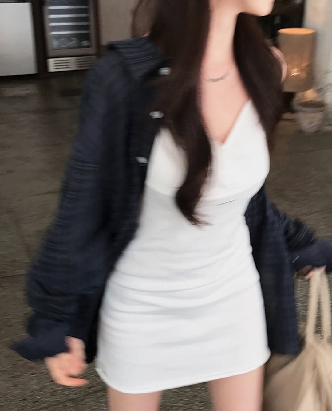 연령 감소 루즈핏 BF 바람 긴팔 셔츠 자외선 차단 싱글 줄 버튼 상세 이미지 3
