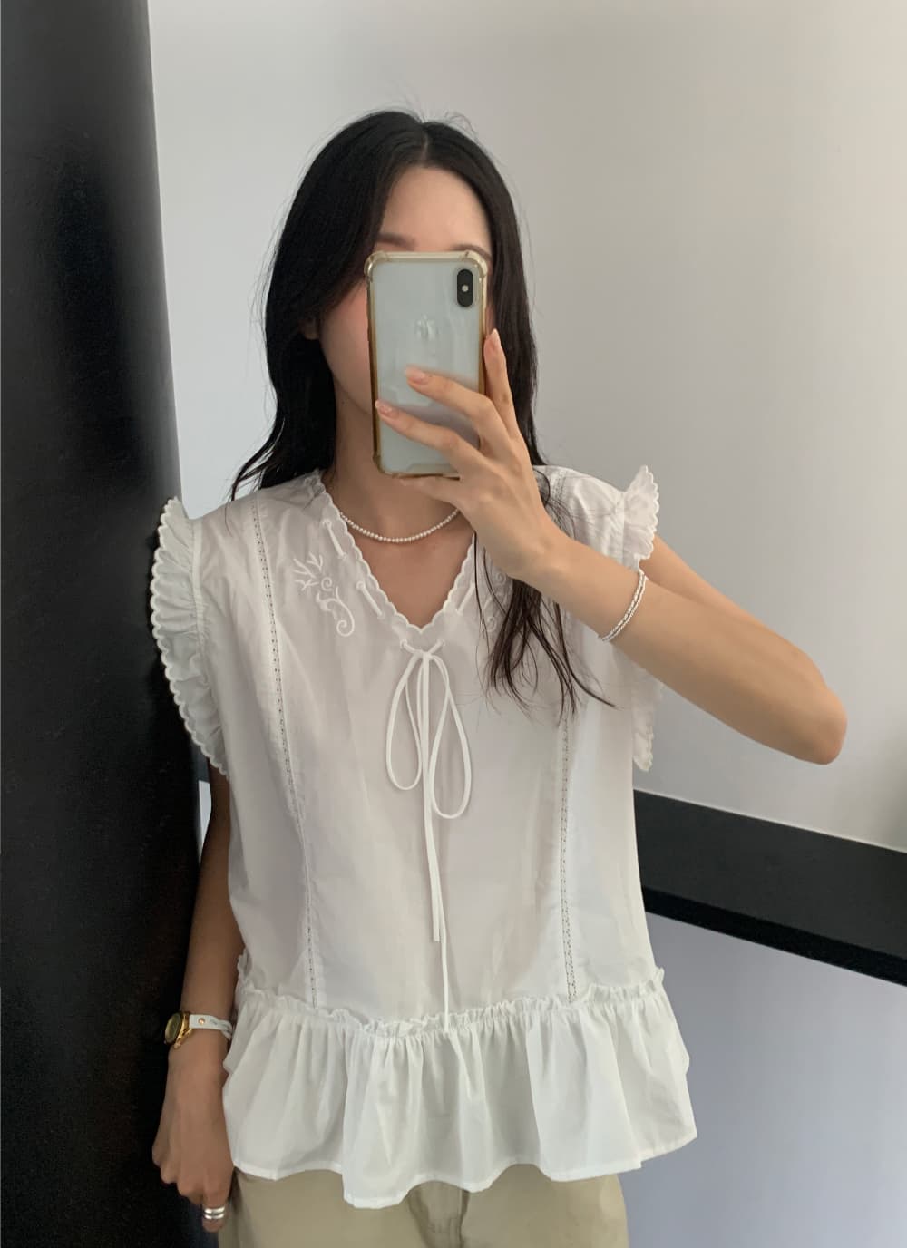 다용도 작은 대중 패션 셔츠 상세 이미지 3