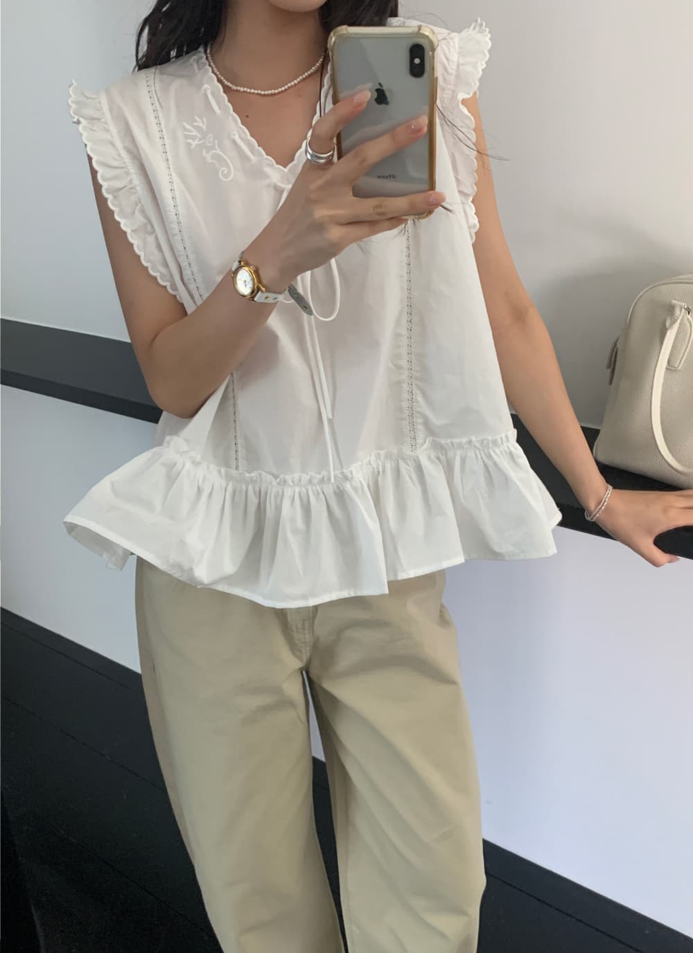 다용도 작은 대중 패션 셔츠 상세 이미지 6