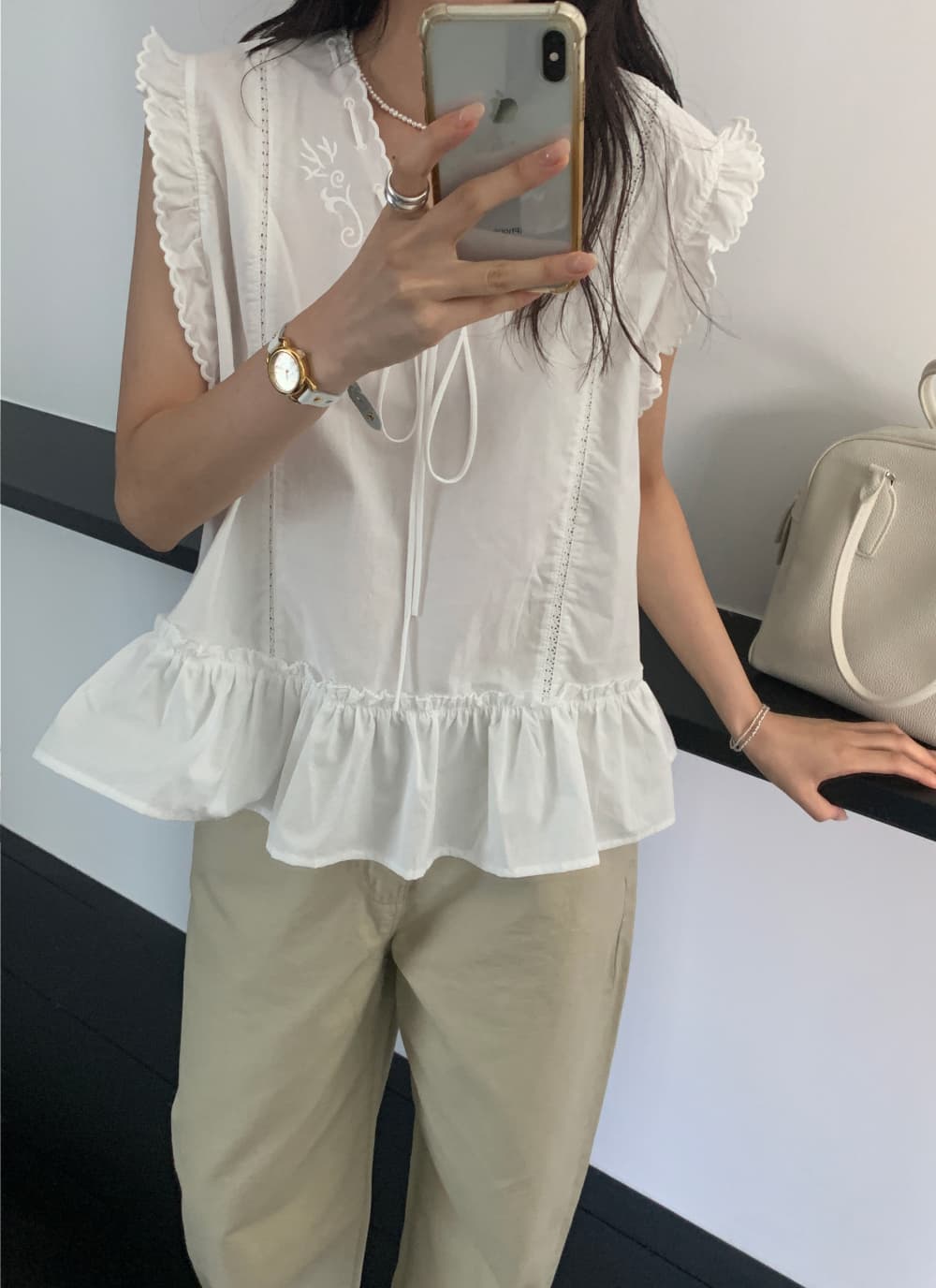 다용도 작은 대중 패션 셔츠 상세 이미지 7