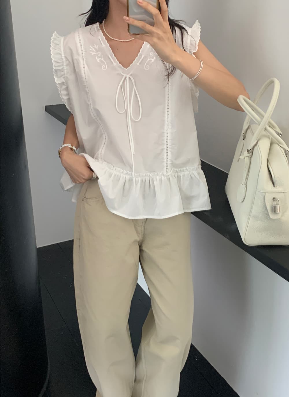다용도 작은 대중 패션 셔츠 상세 이미지 8